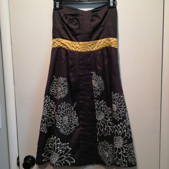 Strapless Anthropologie dress - Picture 3 of 8